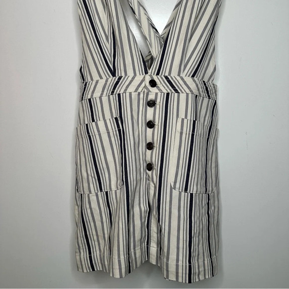 Free People Stripe Old School Love Jumper Size 10 - Picture 4 of 8